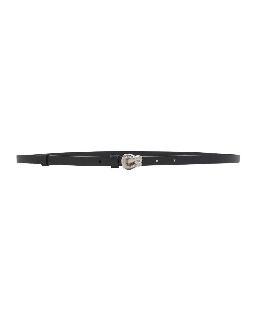 Bottega Veneta Knot Buckle Leather Belt