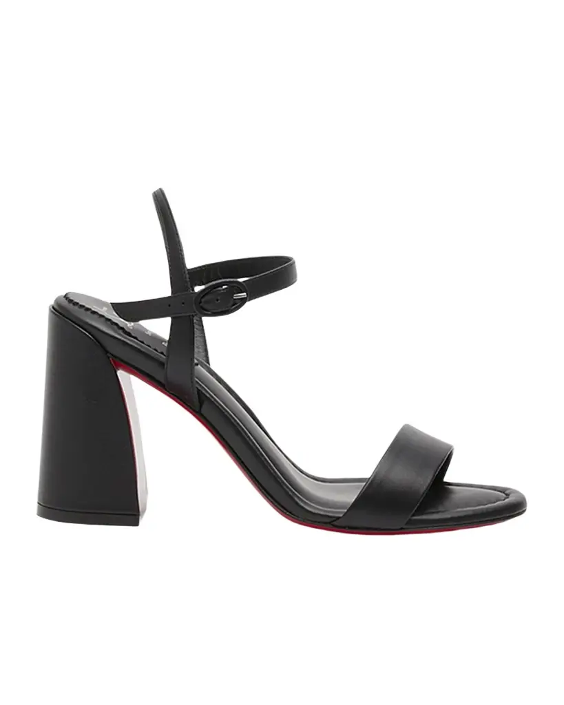 Christian Louboutin 85mm Miss Jane Ankle-Strap Sandals