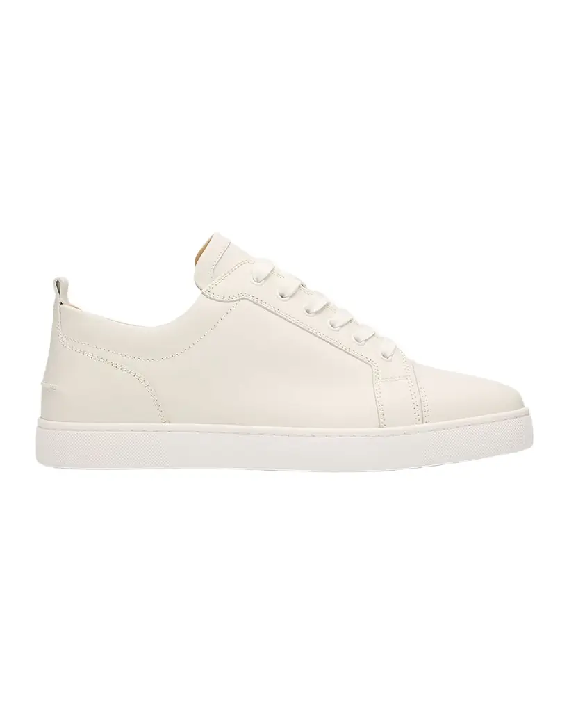 Christian Louboutin Men 's Louis Junior Leather Low-Top Sneakers