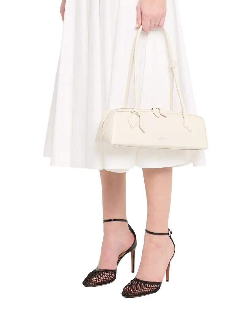 ALAIA Le Teckel Medium Shoulder Bag in Goatskin