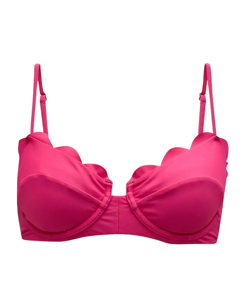 Ramy Brook Leyla Scallop Bikini Top