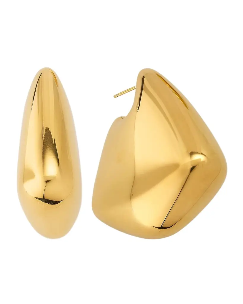 Bottega Veneta Large Fin Earrings