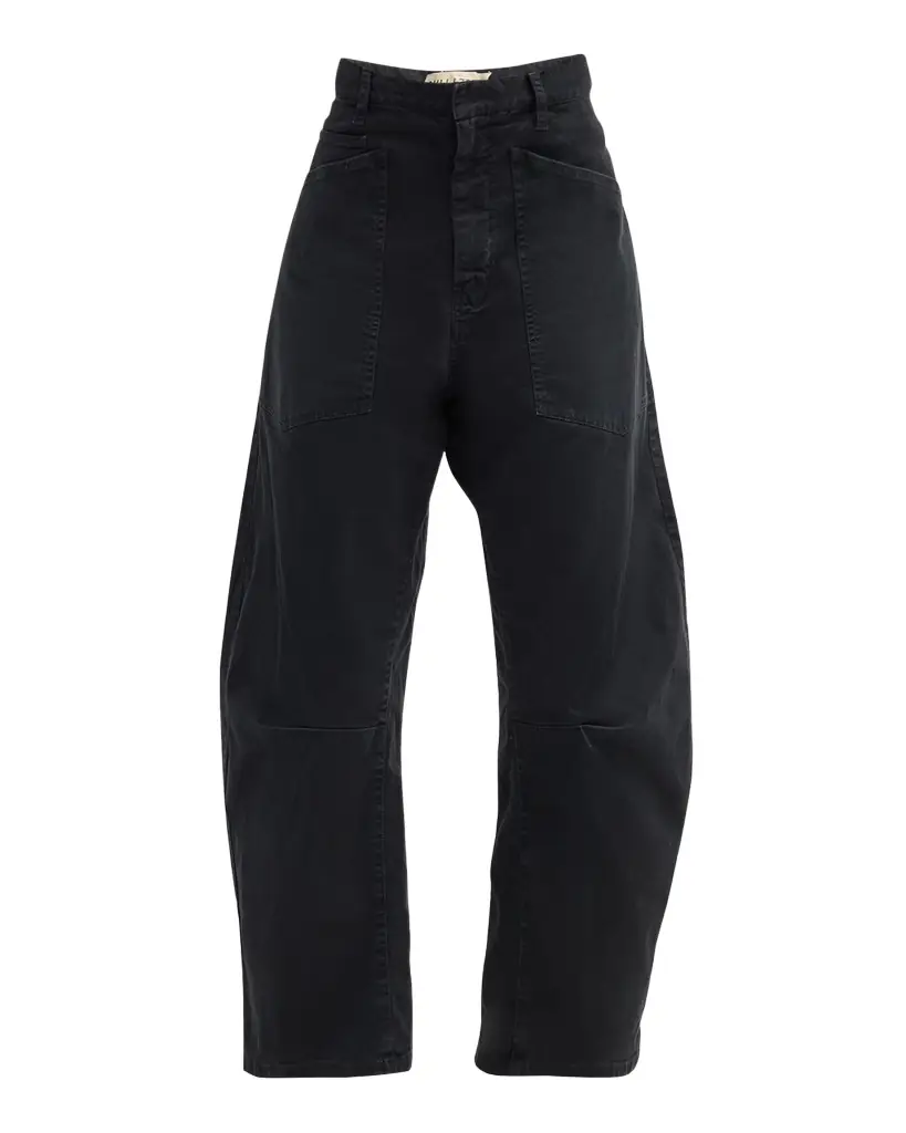 Nili Lotan Shon Mid-Rise Cropped Pants
