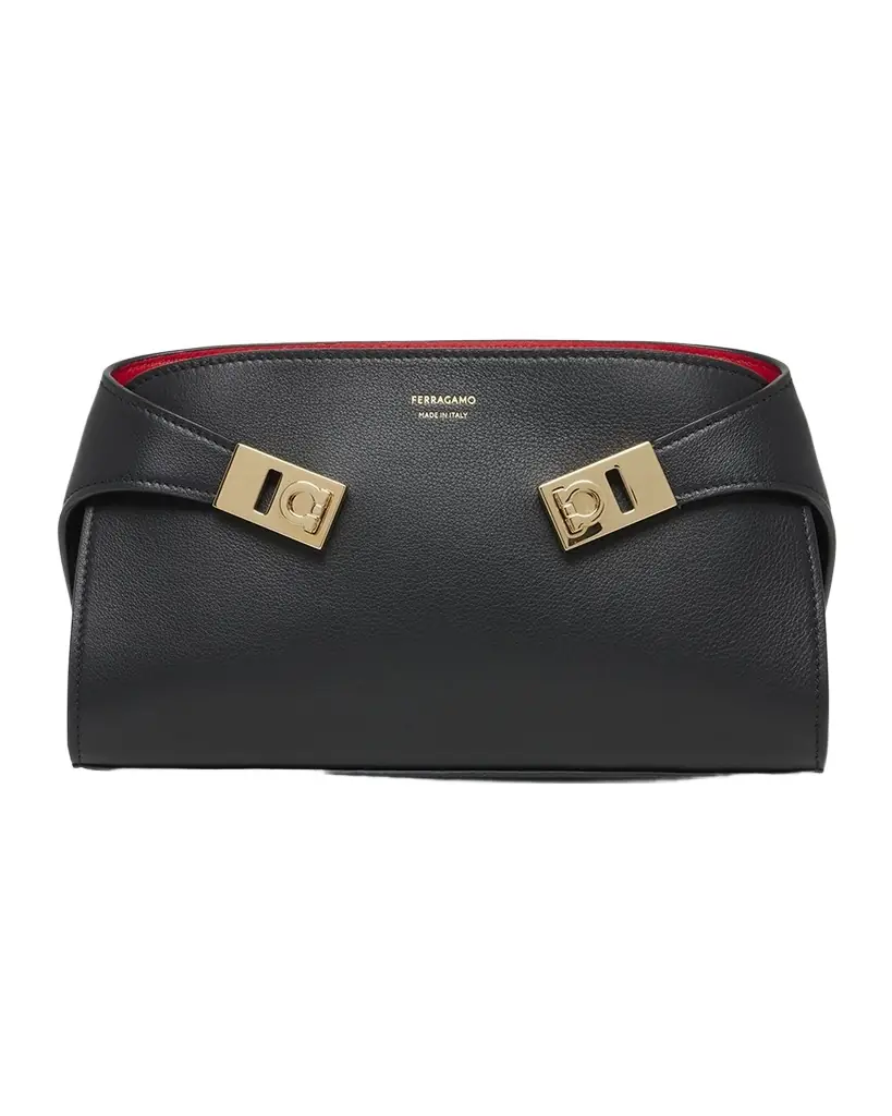 Ferragamo Mini Hug Leather Crossbody Bag