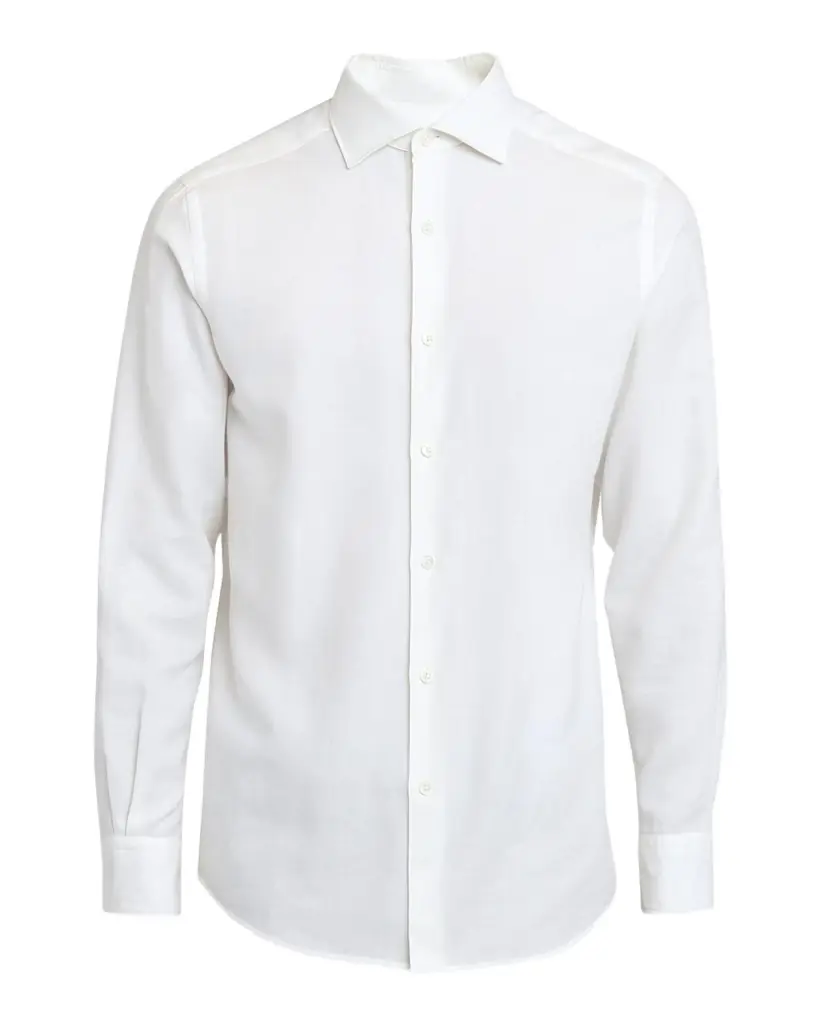 ZEGNA Men 's Cotton-Cashmere Cashco Sport Shirt