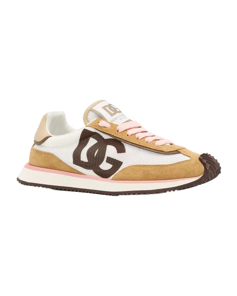 Dolce & Gabbana Mixed-Material DG Cushion Sneakers