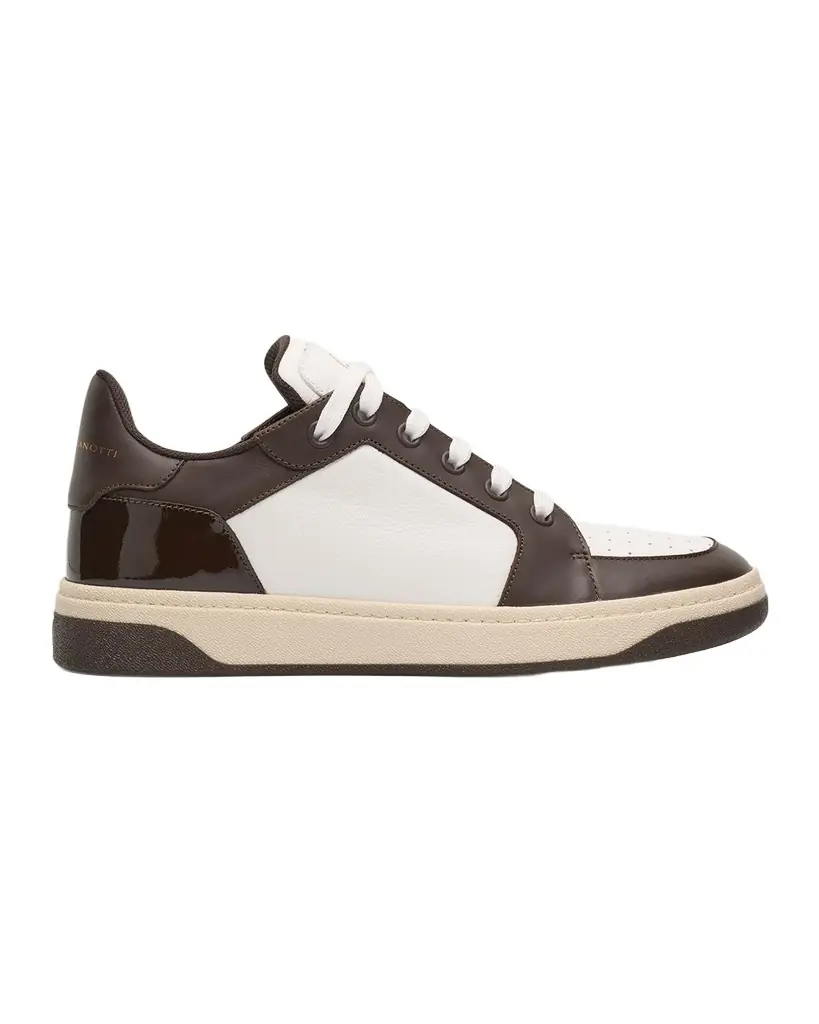 Giuseppe Zanotti Men 's Gz94 Bicolor Leather High-Top Sneakers