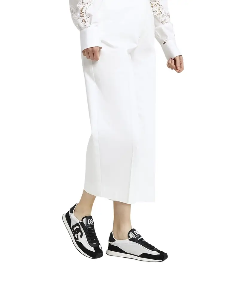 Dolce & Gabbana Mixed-Material DG Cushion Sneakers