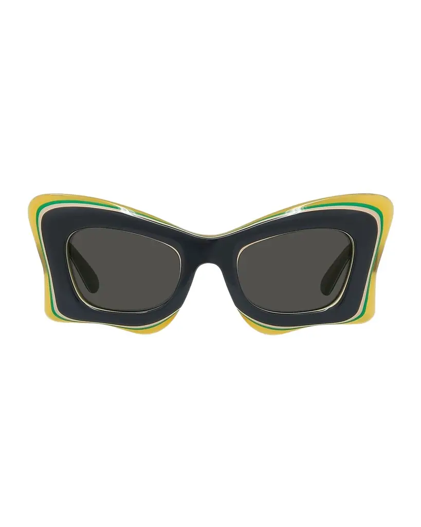 Loewe Multicolor Acetate Butterfly Sunglasses