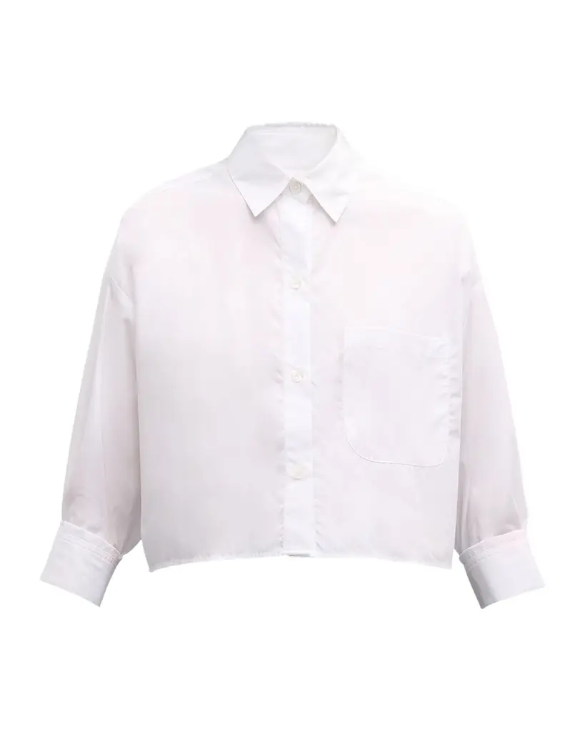 TWP Soon To Be Ex Superfine Cotton Button-Front Shirt