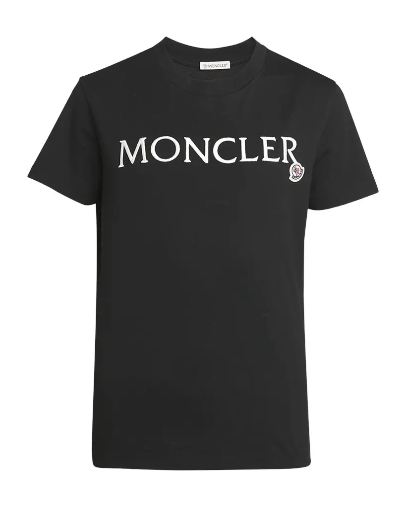 Moncler Embroidered Logo T-Shirt - Women's Clothing