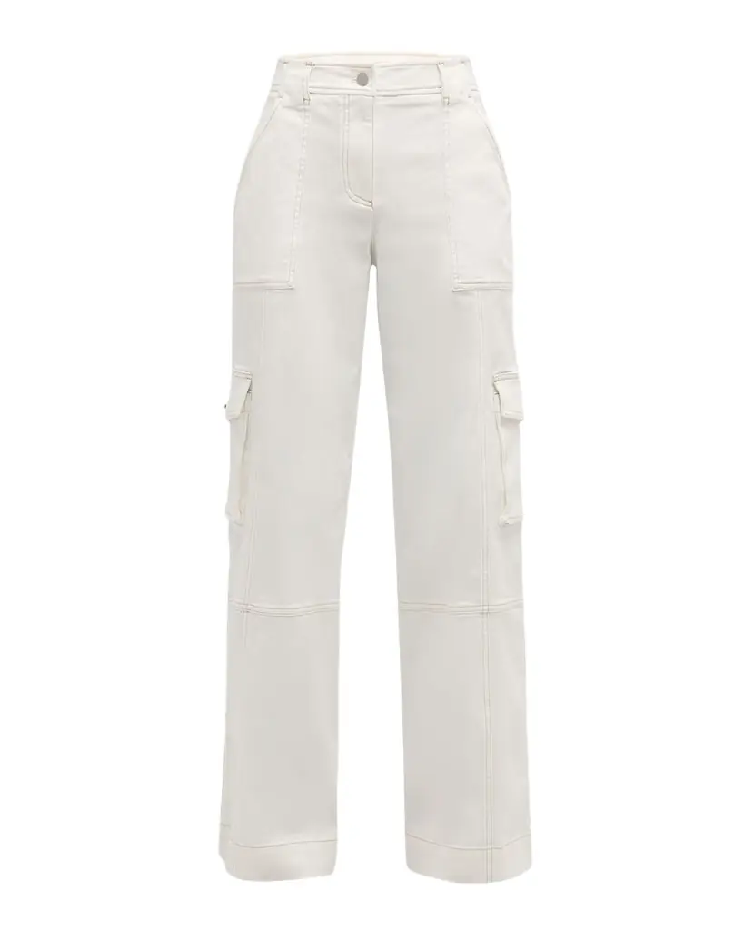 TWP Coop Cotton Twill Topstitched Cargo Pants