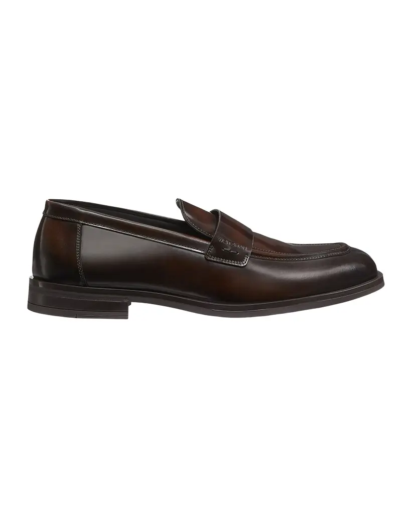 Stuart Weitzman Men 's Club Brushed Leather Slip-On Loafers - Women's Shoes