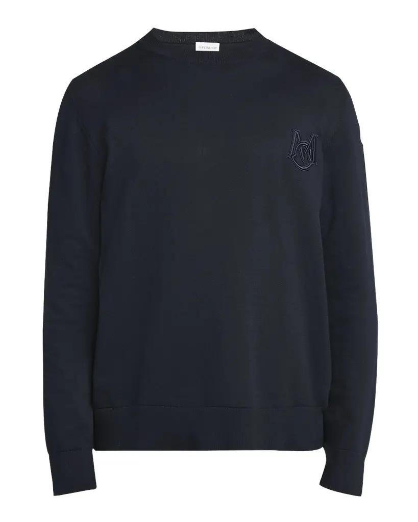 Moncler Men 's Logo Crewneck Sweater