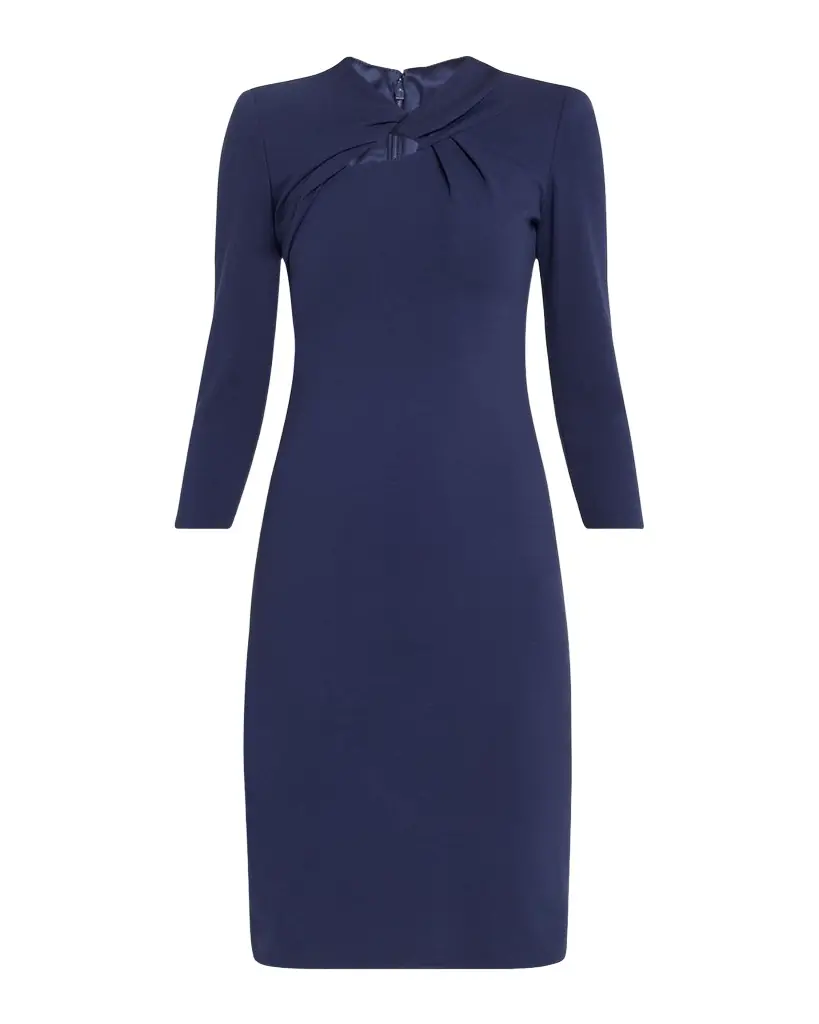 Giorgio Armani Milano Twist-Front Jersey Dress