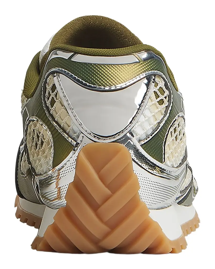 Bottega Veneta Orbit Metallic Net Runner Sneakers