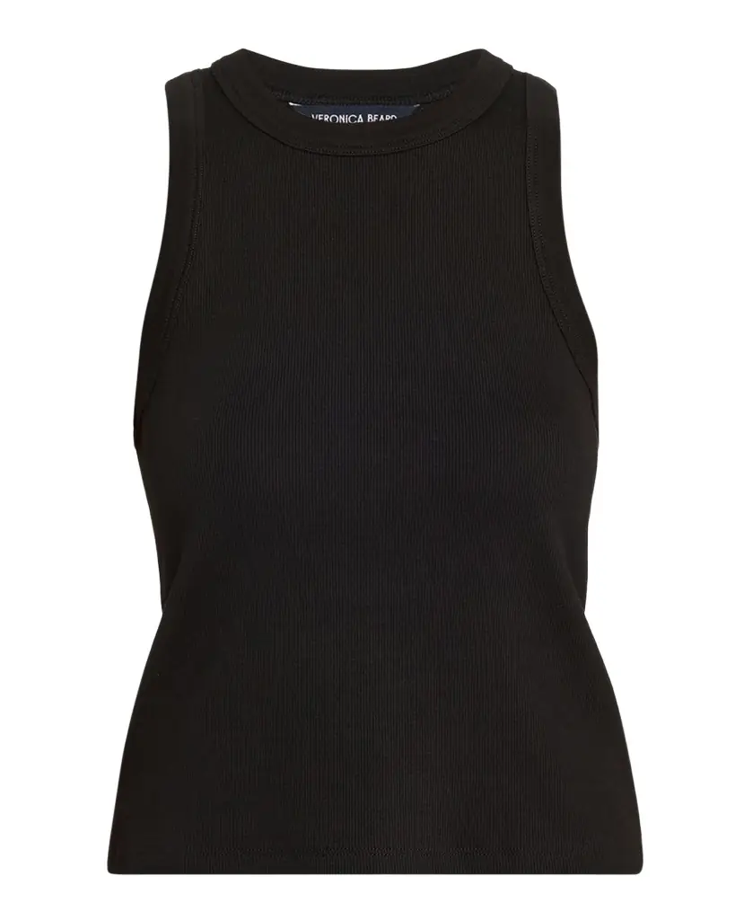 Veronica Beard Jordyn Cropped Tank Top