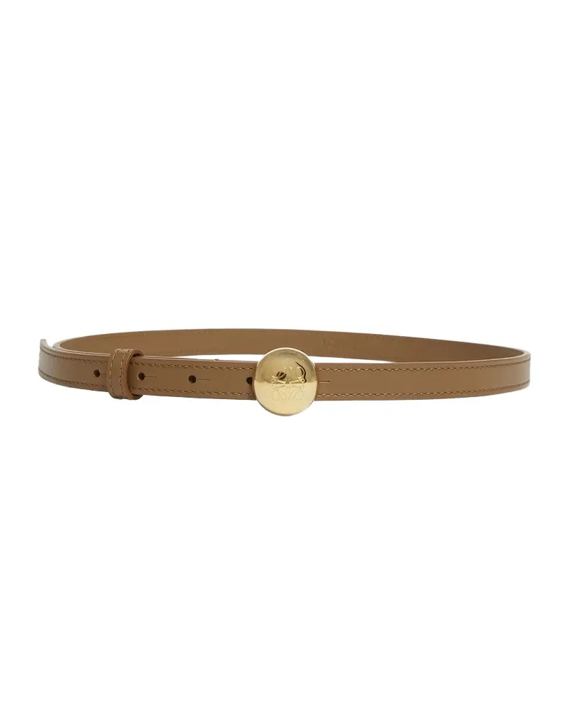 Loewe Smooth Leather Skinny Belt