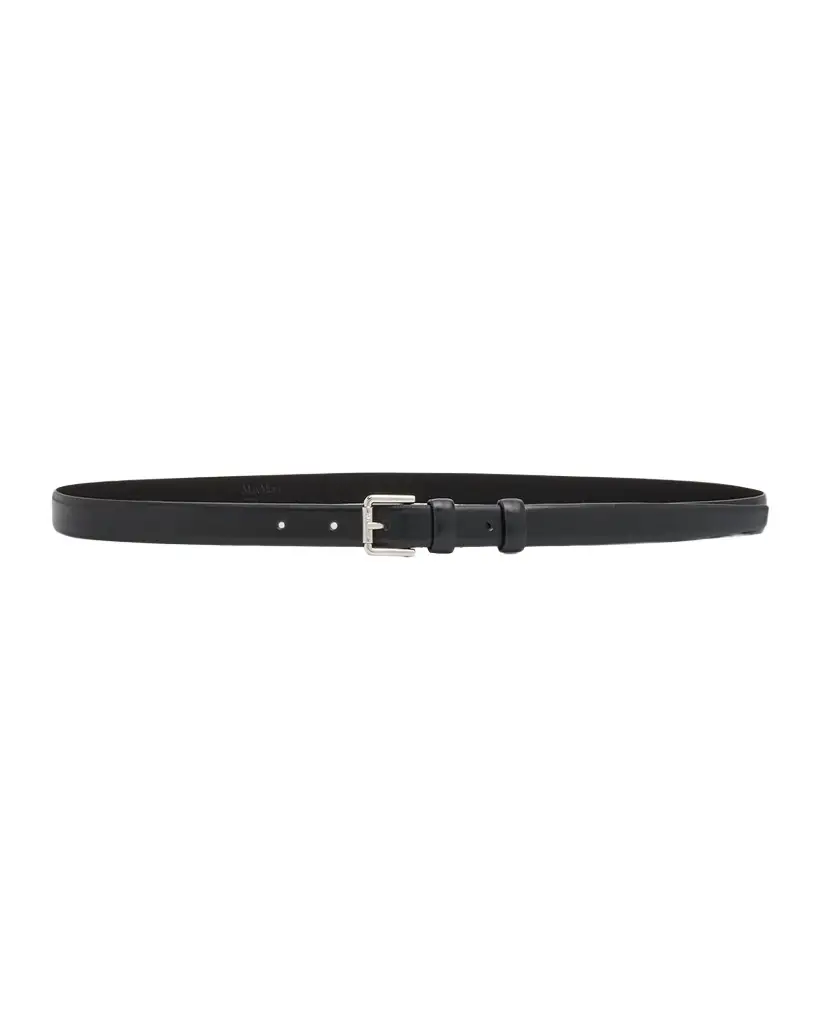 Max Mara Patent Leather Skinny Belt