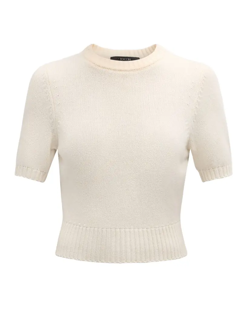 Toccin Elsie Short-Sleeve Sweater