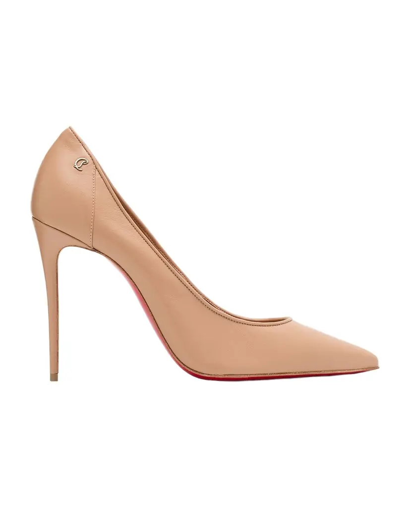 Christian Louboutin 100mm Sporty Kate Leather Pumps