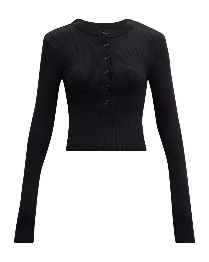 Citizens of Humanity Varra Long-Sleeve Henley Top
