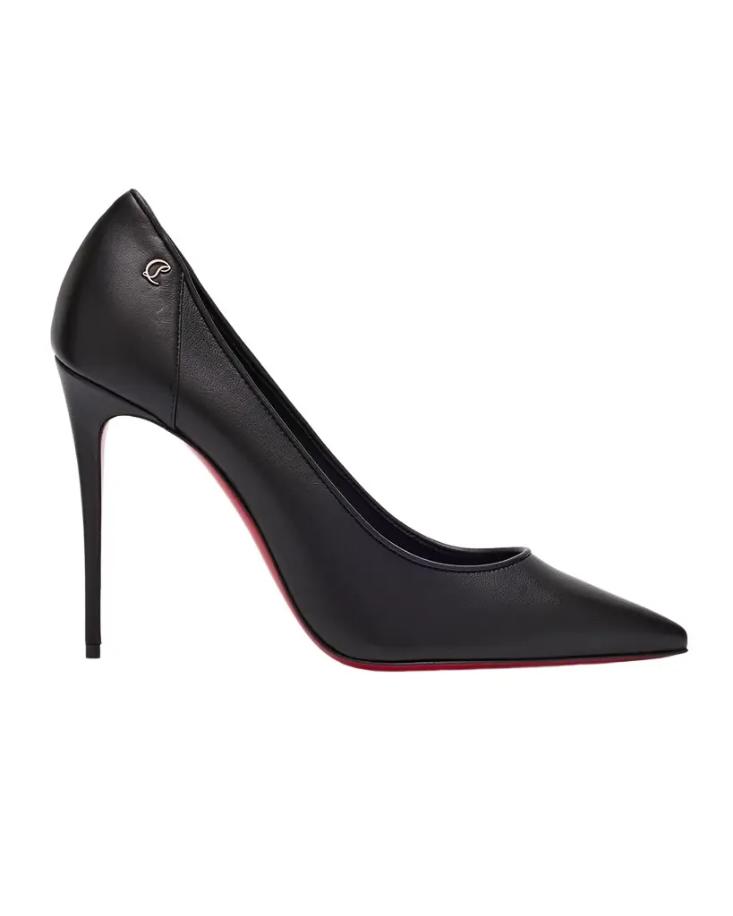 Christian Louboutin 100mm Sporty Kate Leather Pumps