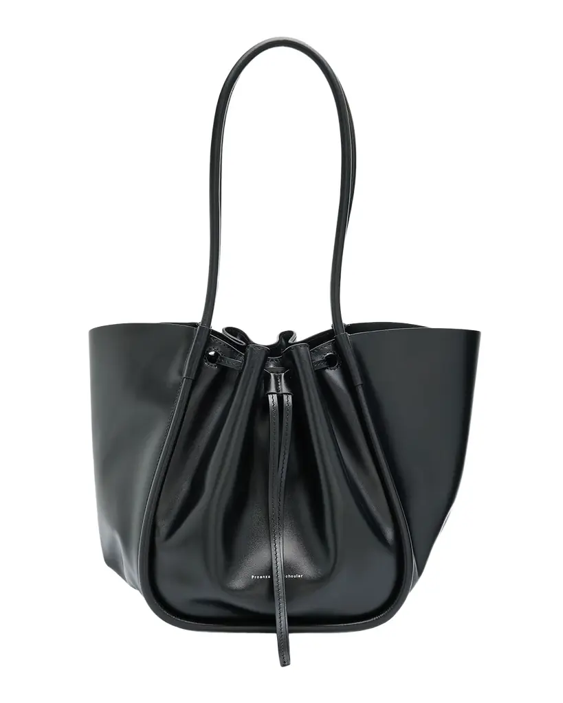 Proenza Schouler Large Ruched Calf Leather Tote Bag