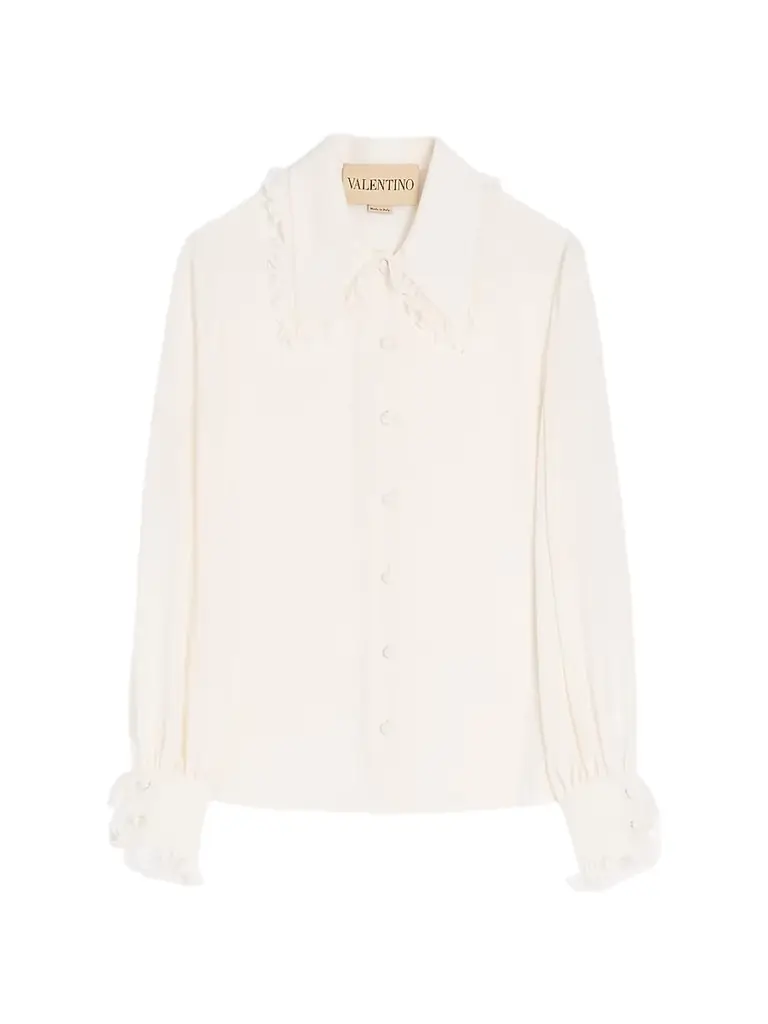 Valentino Garavani Women's Crepe De Chine Shirt -