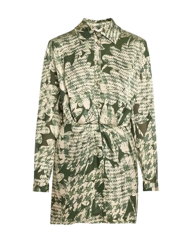 Ramy Brook Palmer Satin Mini Dress