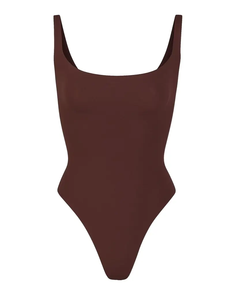 SKIMS Fits Everybody Square-Neck Bodysuit