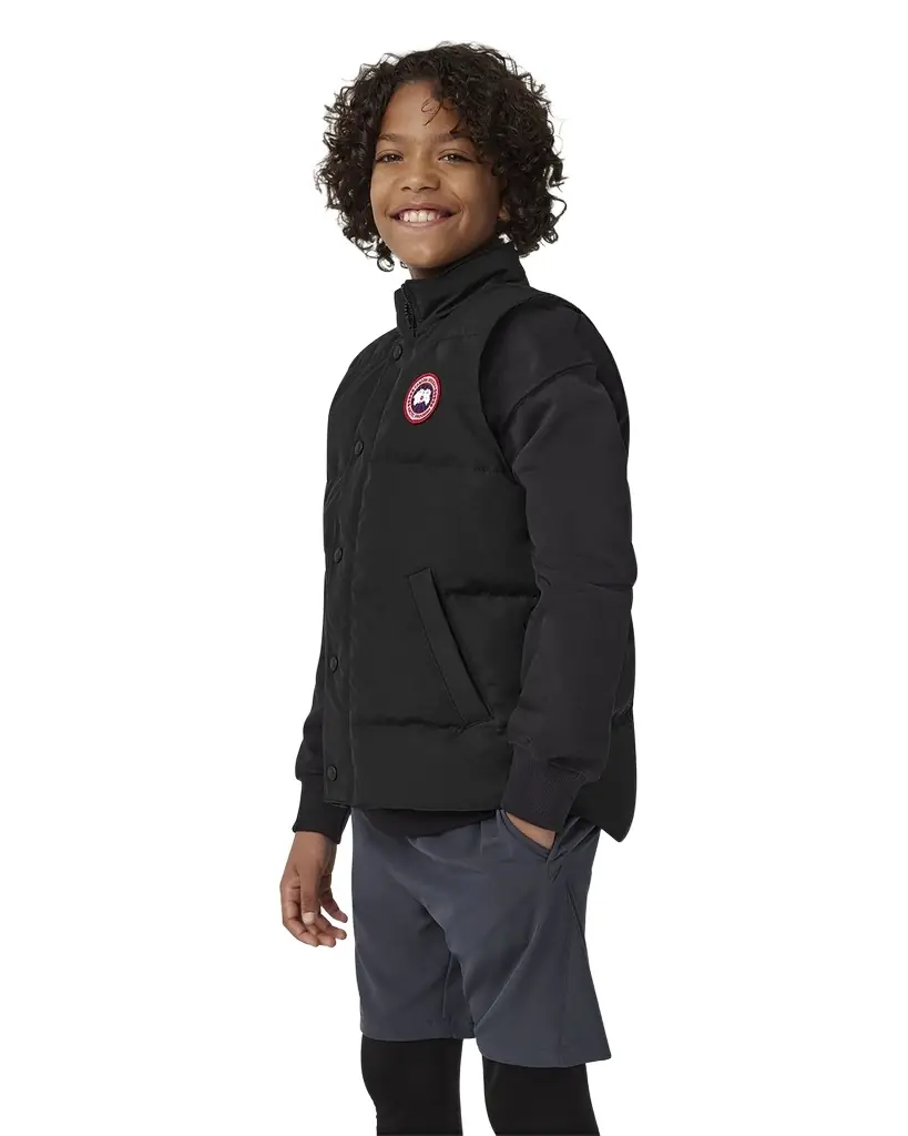 Canada Goose Kid 's Vanier Vest W/ Logo Patch Vest