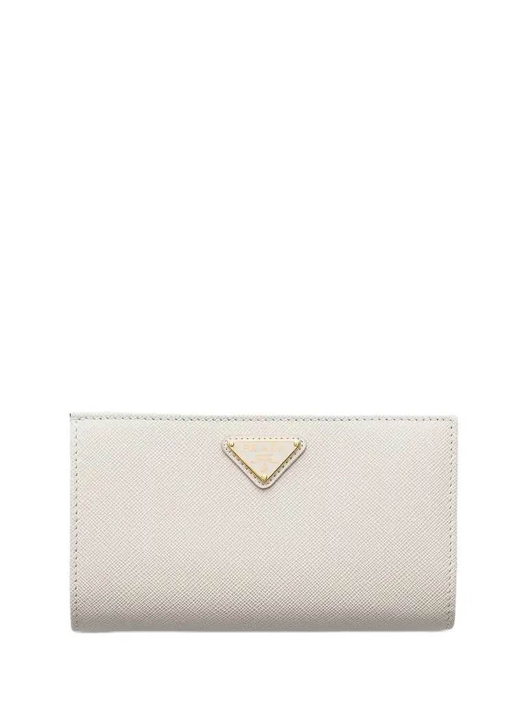 Prada Women's Saffiano Leather Wallet - Beige Khaki
