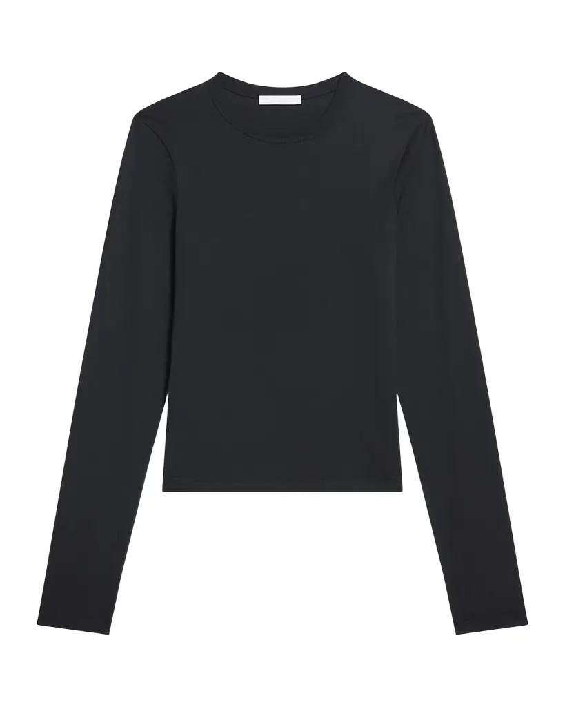 Helmut Lang Slim Long-Sleeve Logo Tee