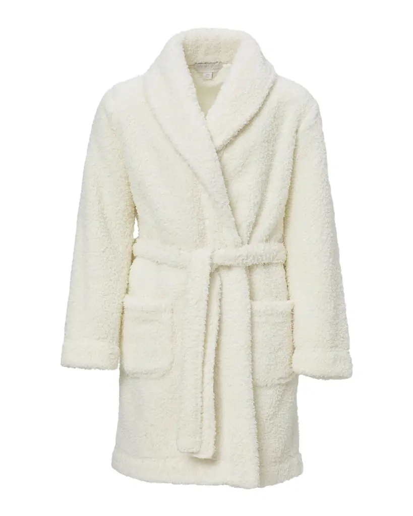 Barefoot Dreams Kid 's Brushed CozyChic Robe, Size 6-14