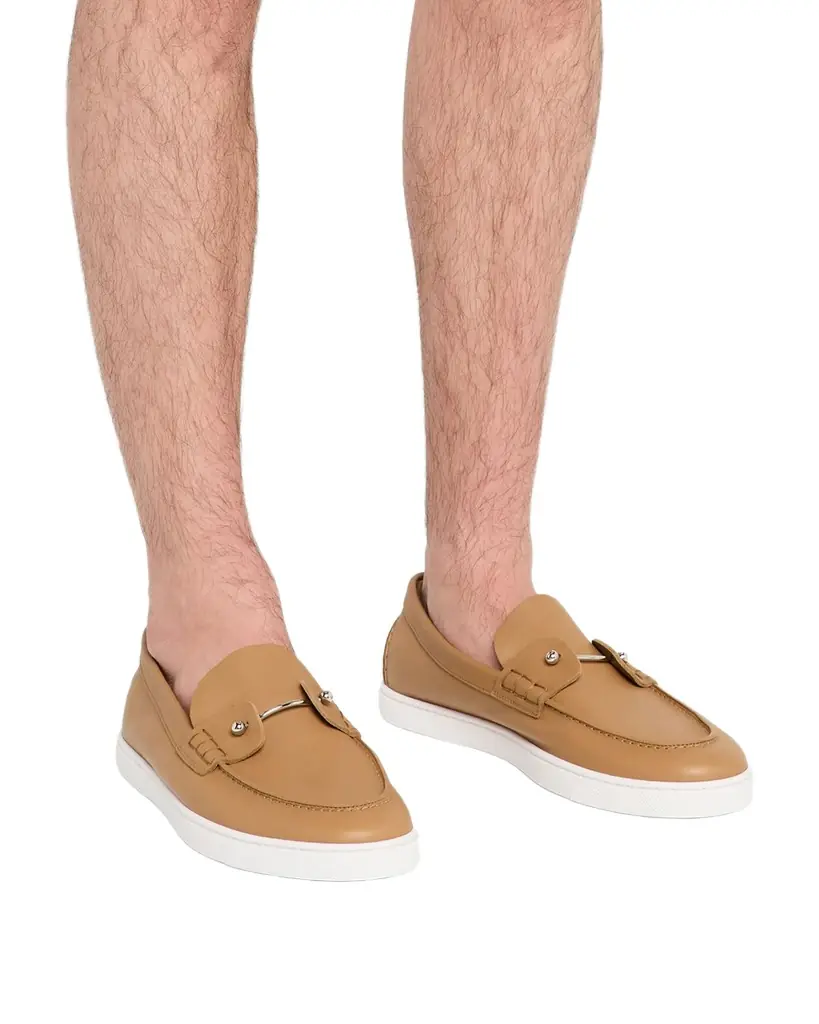 Christian Louboutin Men 's Chambeliboat Leather Slip-On
