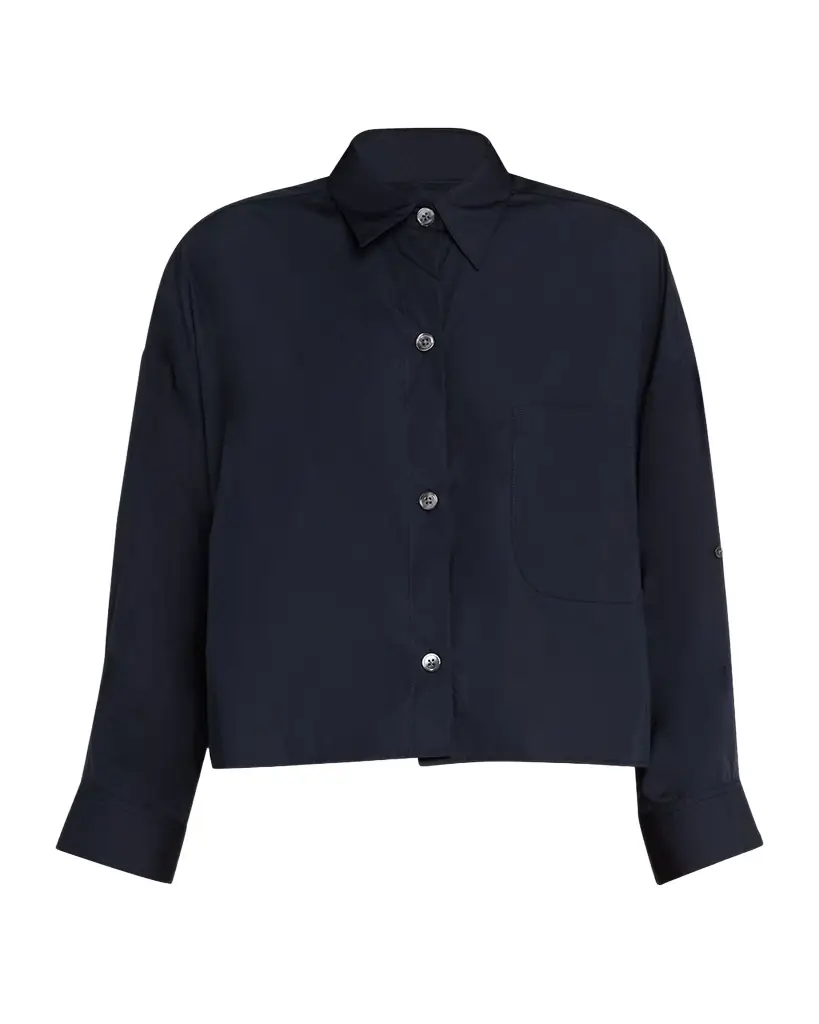 TWP Next Ex Cropped Shirt in Superfine Cotton