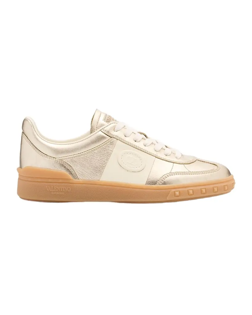 Valentino Garavani Upvillage Metallic Low-Top Sneakers