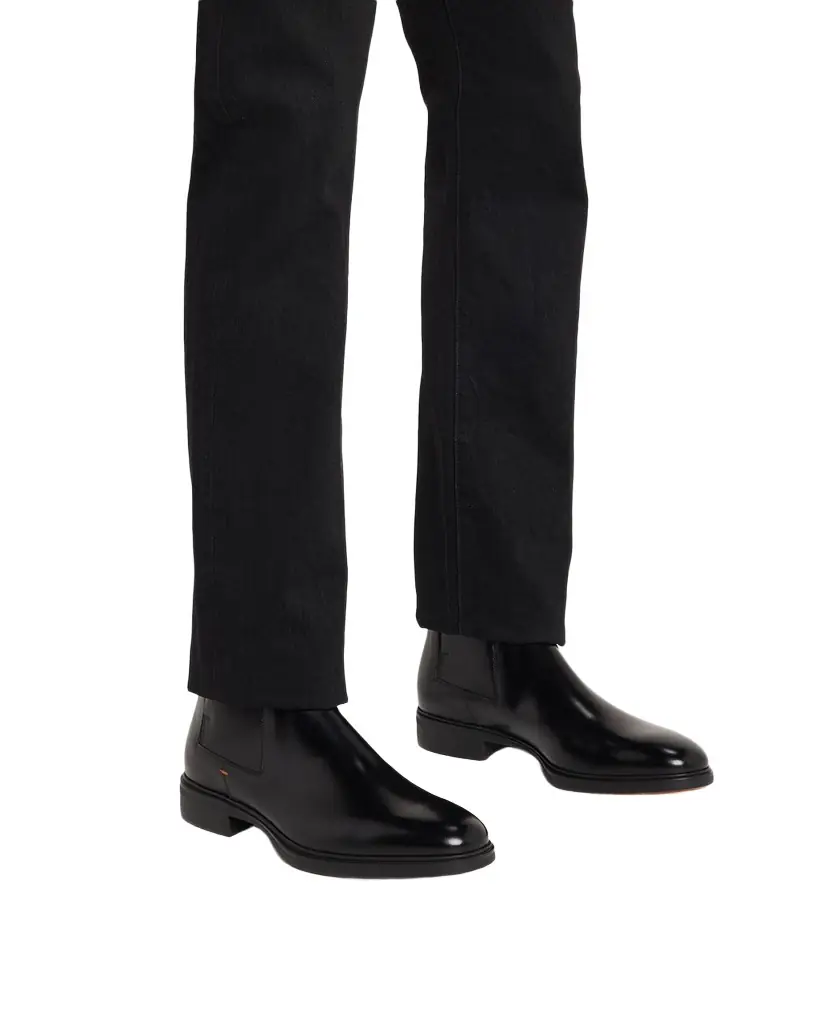 Santoni Men 's Leather Chelsea Boots