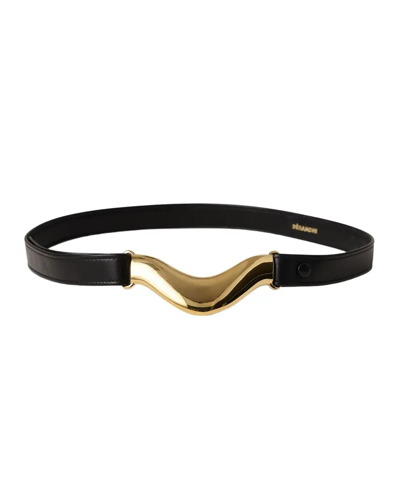 Dehanche Brancusi Metal Leather Belt
