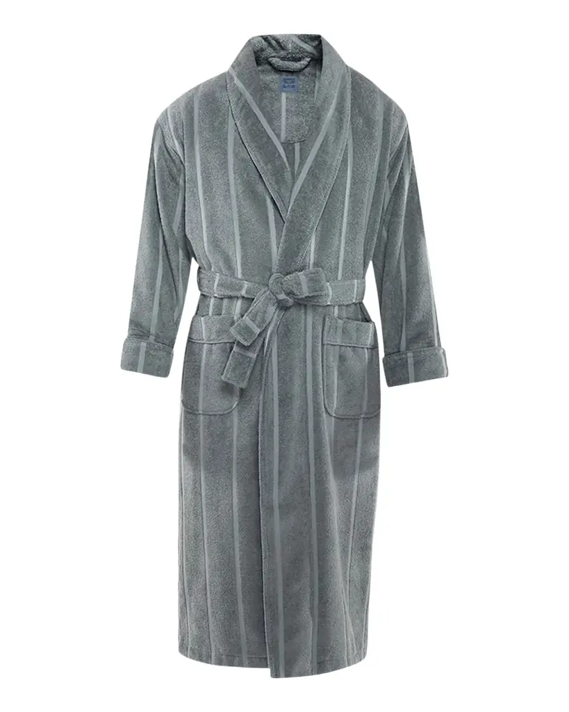 Majestic International Men 's Ultra Lux Jacquard Shawl Robe