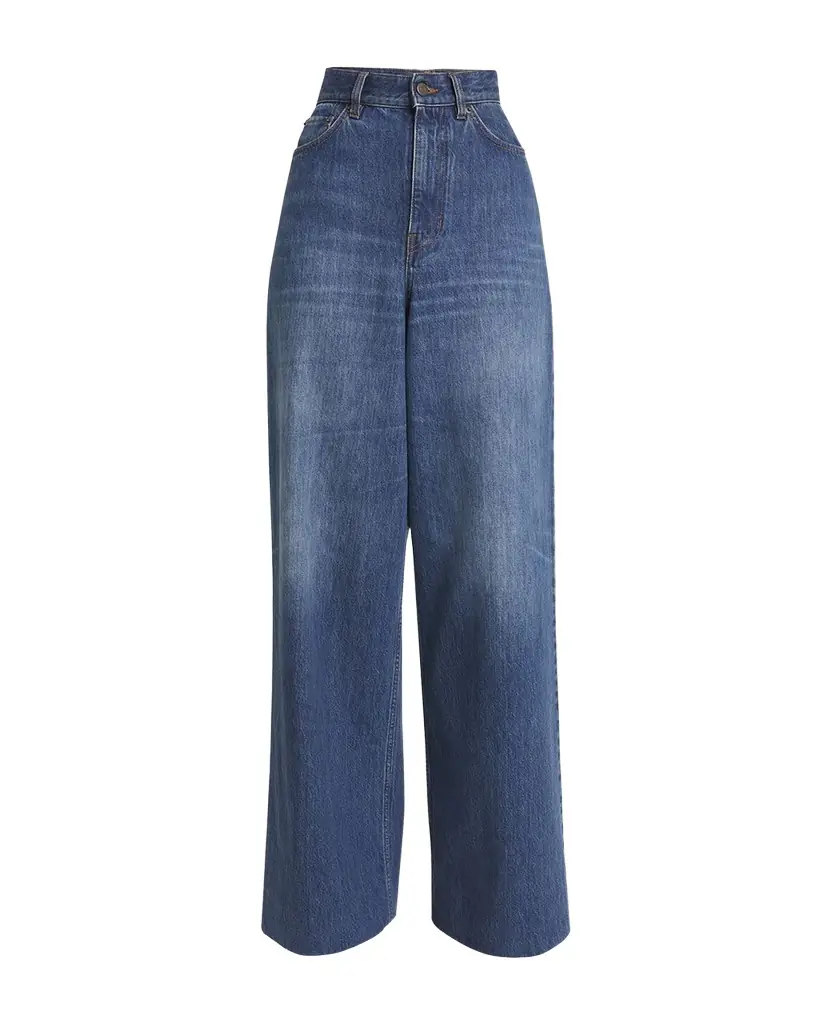 Chloe Wide Leg Denim Trousers