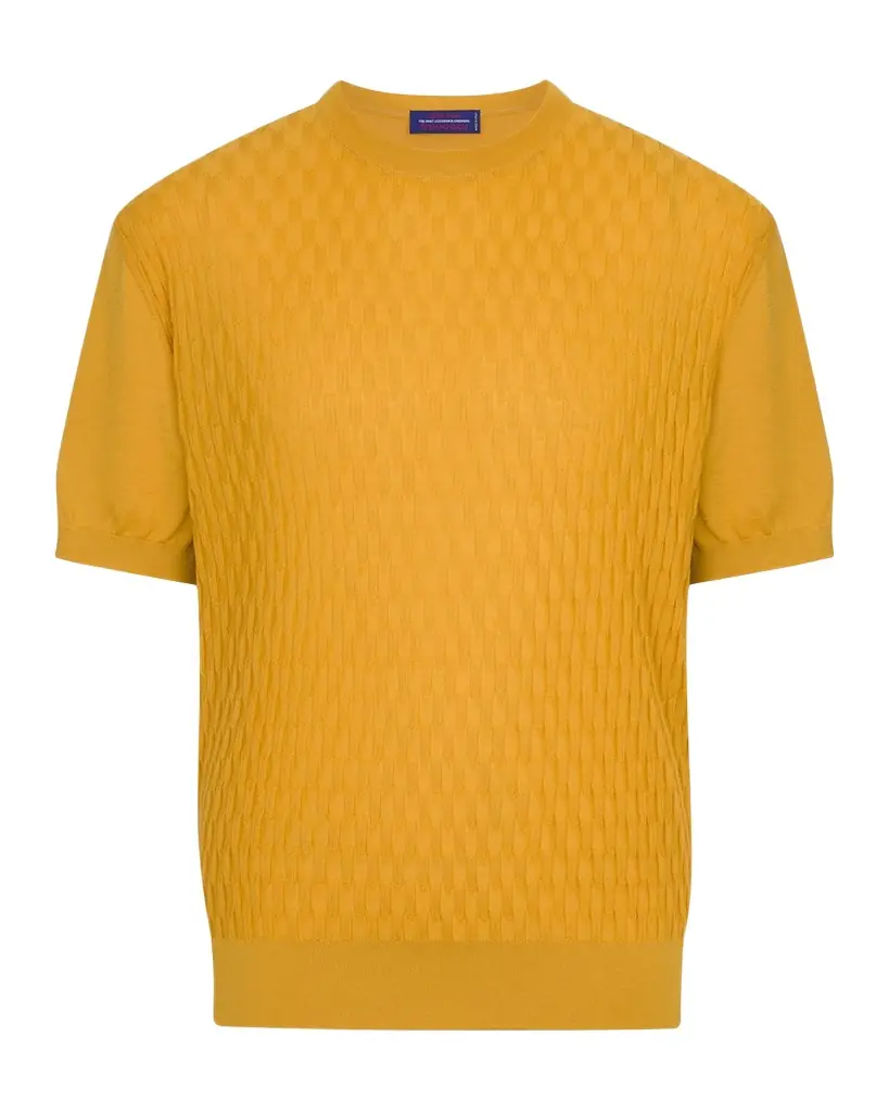 Stefano Ricci Men 's Cashmere Short-Sleeve Crewneck Sweater