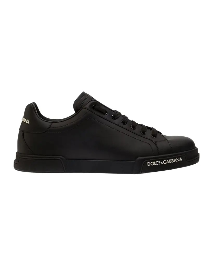 Dolce & Gabbana Men 's Leather Low-Top Sneakers