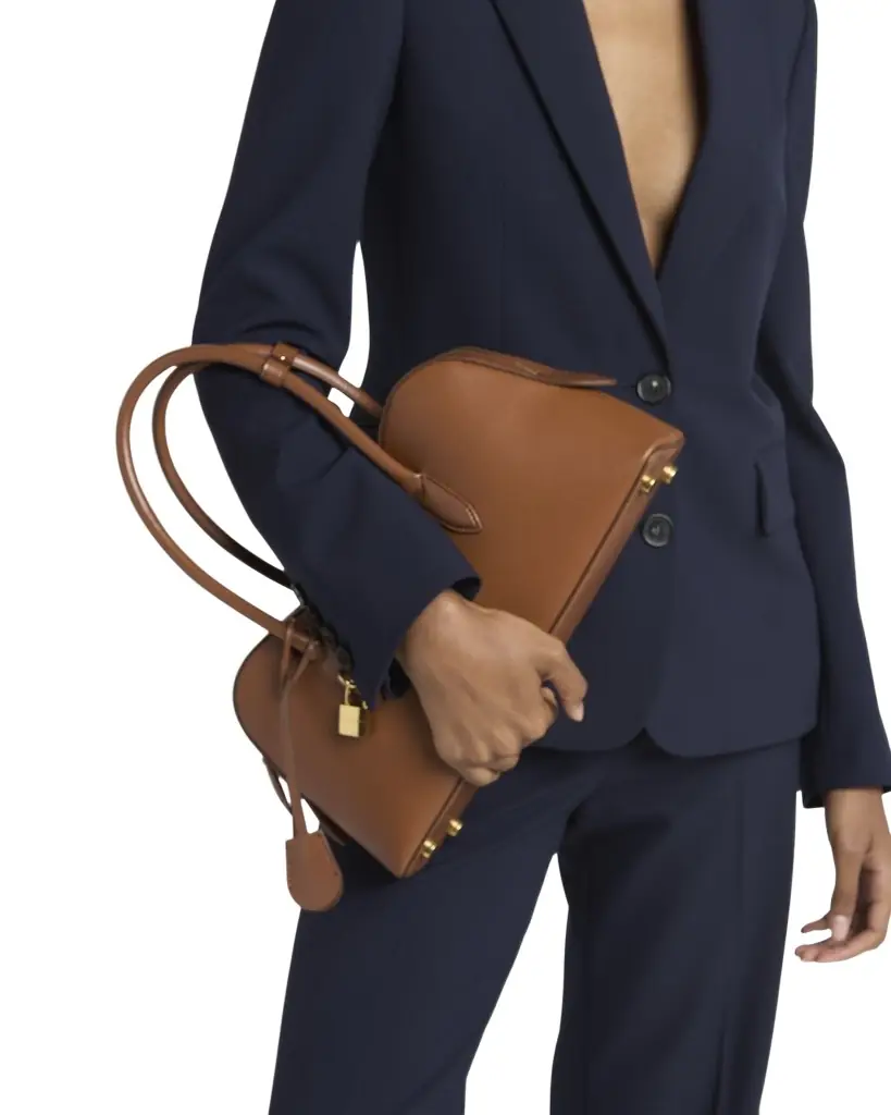 Stella McCartney Ryder Large Shoulder Bag in Embossed Grainy Eco Mat
