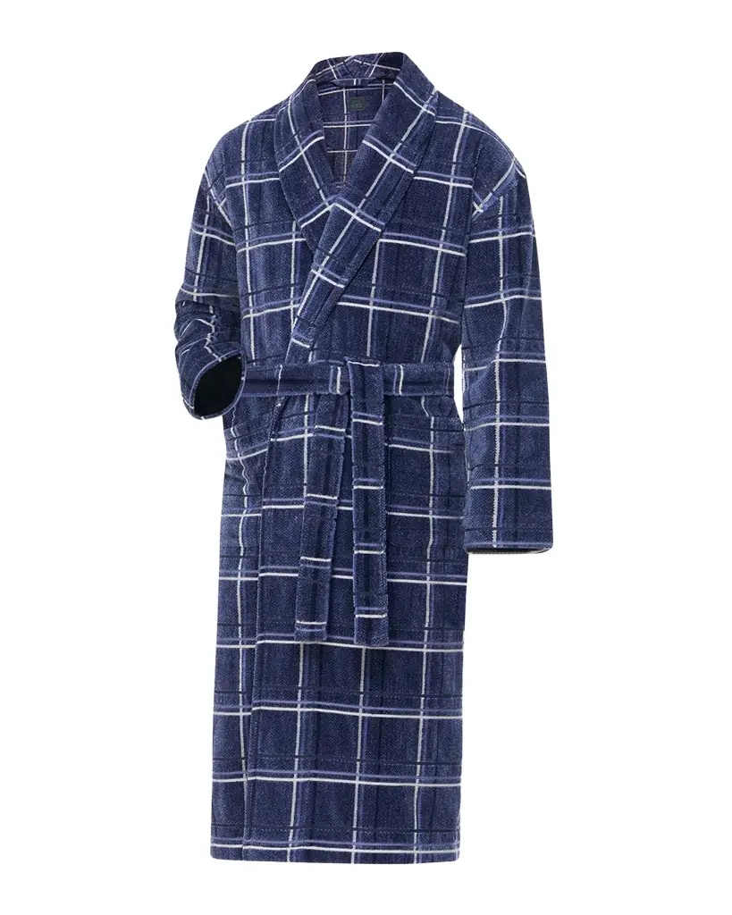 Majestic International Men 's Terry Velour Shawl Robe