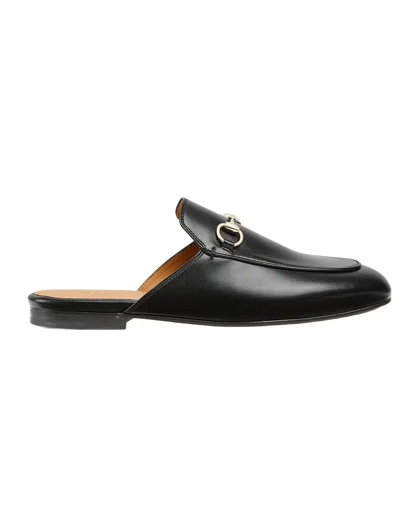 Gucci Princetown Leather Mules