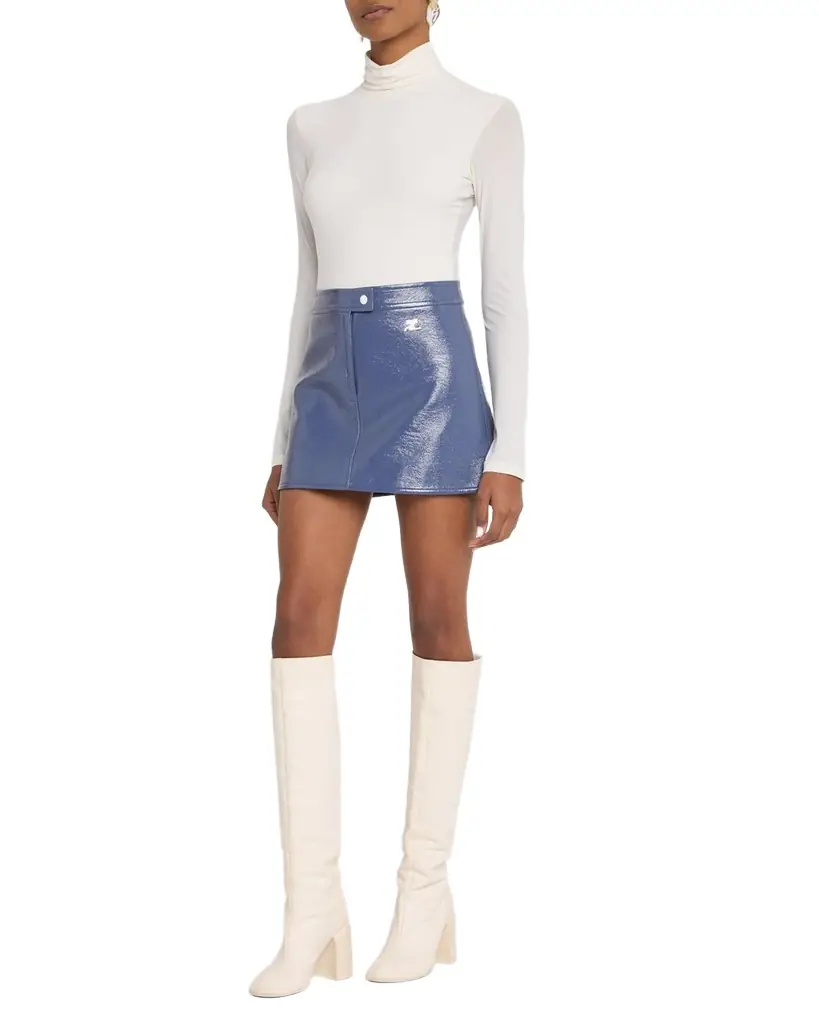 Courreges Vinyle Reedition Mini Skirt