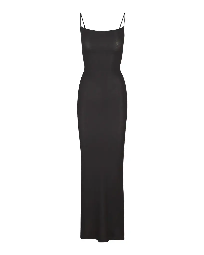 SKIMS Soft Lounge Ribbed Maxi Slip Dress