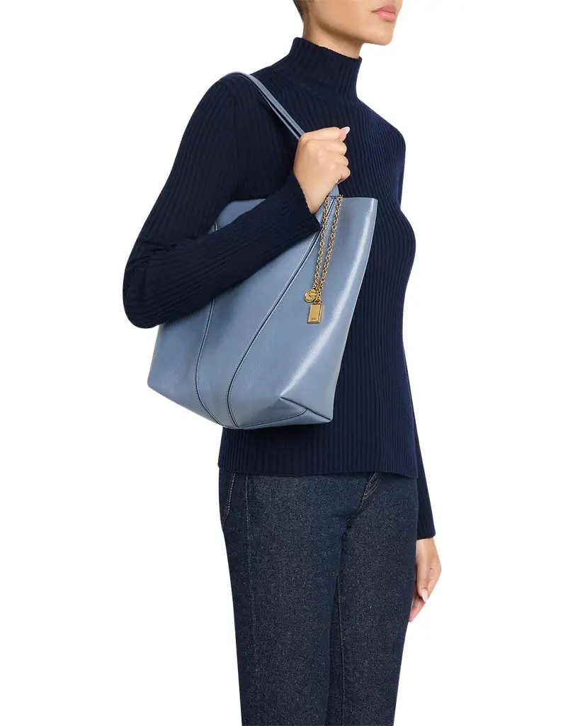 Chloe Spin Medium Tote Bag in Leather